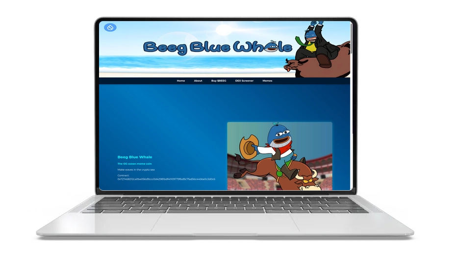 Beeg Blue Whale (BEEG): Next-Gen DeFi Utility