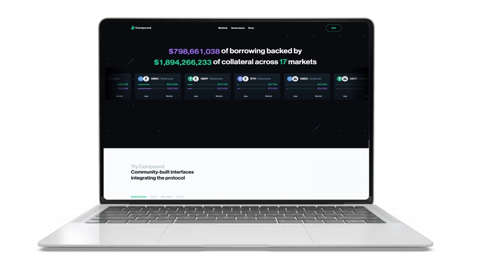 Compound (COMP): Pionier der DeFi-Kreditvergabe und Governance-Engine