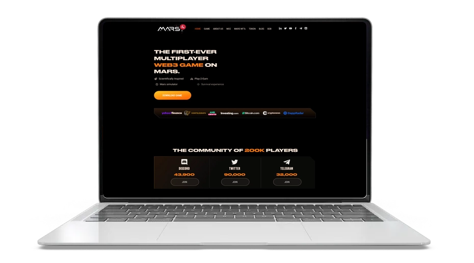 Token MARS4: Possui, Constrói e Ganha no Planeta Vermelho