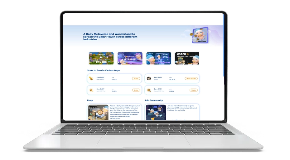 BabySwap (BABY) - Negociação DeFi, Staking e Mais