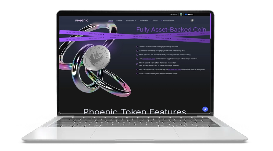 Phoenic Token (PNIC): asset‑backed DeFi powerhouse