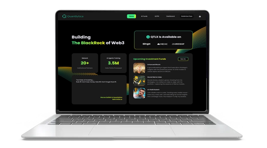 Quantlytica (QTLX): AI‑Driven DeFi Token