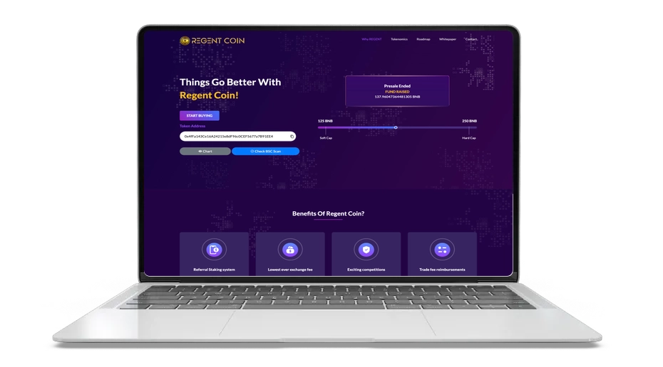 Regent Coin: Din indgang til kryptobetalinger med lave gebyrer