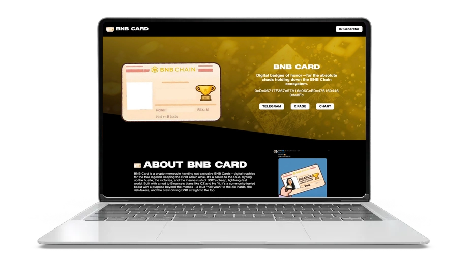 BNB Card: Meme-Powered Token on BNB Chain