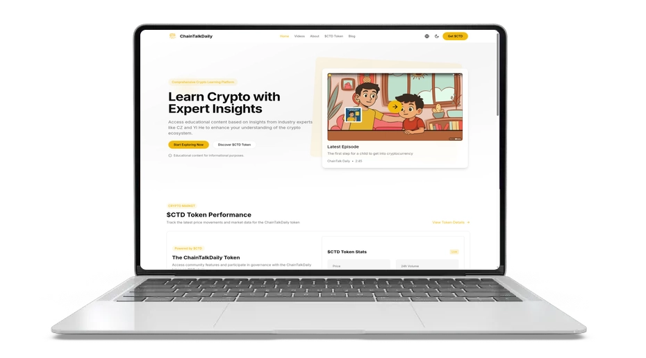 Chain Talk Daily (CTD): Fast Low Fee Crypto Utility Token