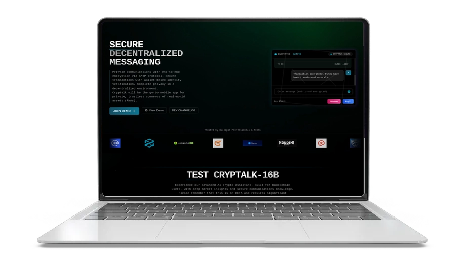 CrypTalk (TALK): Private Wallet Chat & RWA Trading Token