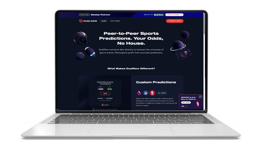 DuelNow (DNOW): P2P Sports Crypto Token for Better Betting