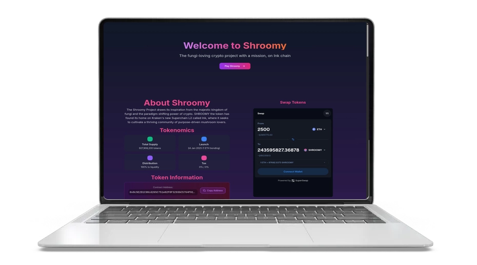 Shroomy Token: Yield, Gaming, and NFT Powerhouse
