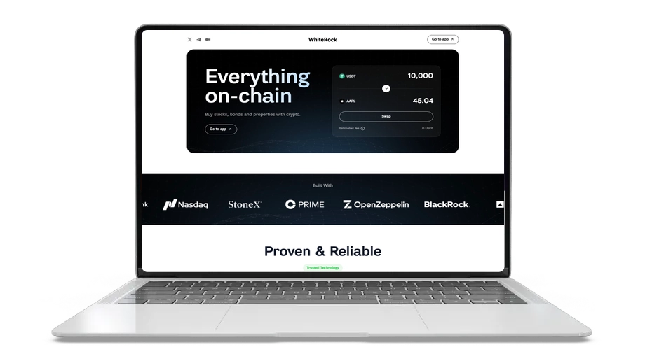 WhiteRock: Real-Asset-Token für schnelles DeFi