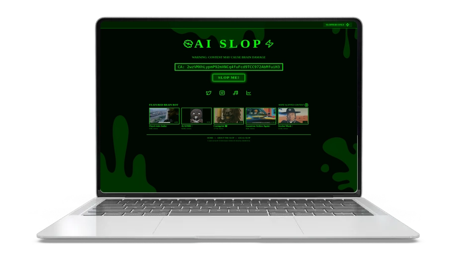 AI Slop: Eine schnelle und komische Meme-Münze