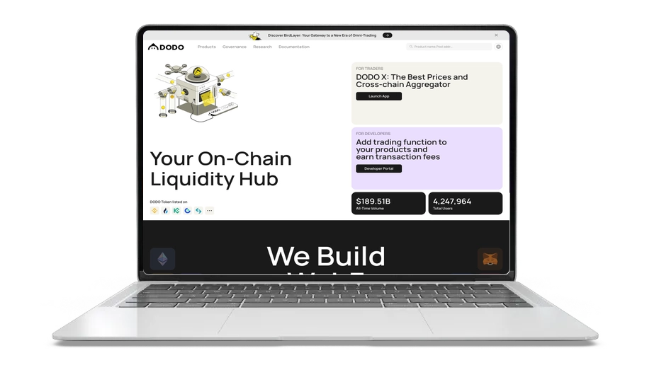 DODO : jeton d'échange DeFi PMM à faible glissement