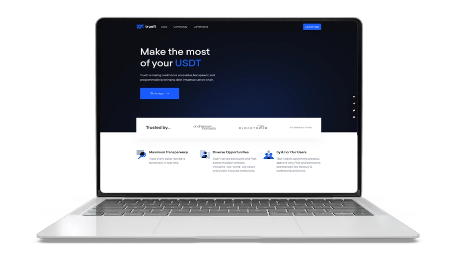 TrueFi: Vakuudettomien DeFi-lainojen edelläkävijä